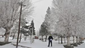 La crudeza del invierno se hace sentir en la Región Sur rionegrina