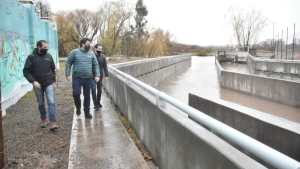 Gaido valoró las obras pluviales del Plan Capital