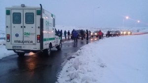Tras más de 13 horas de travesía por la nieve, pacientes renales lograron unir Jacobacci con Bariloche