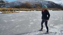 Imagen de Mira las increíbles imágenes del  río que se congeló en Pilcaniyeu