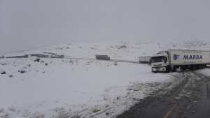 El reclamo de los camioneros varados por la nieve: «Despejen las rutas»