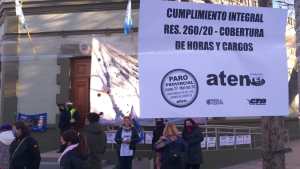 Paro docente en Neuquén con charla sobre el regreso a las escuelas