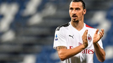 A sus 38 años, Zlatan fue la figura del Milan.