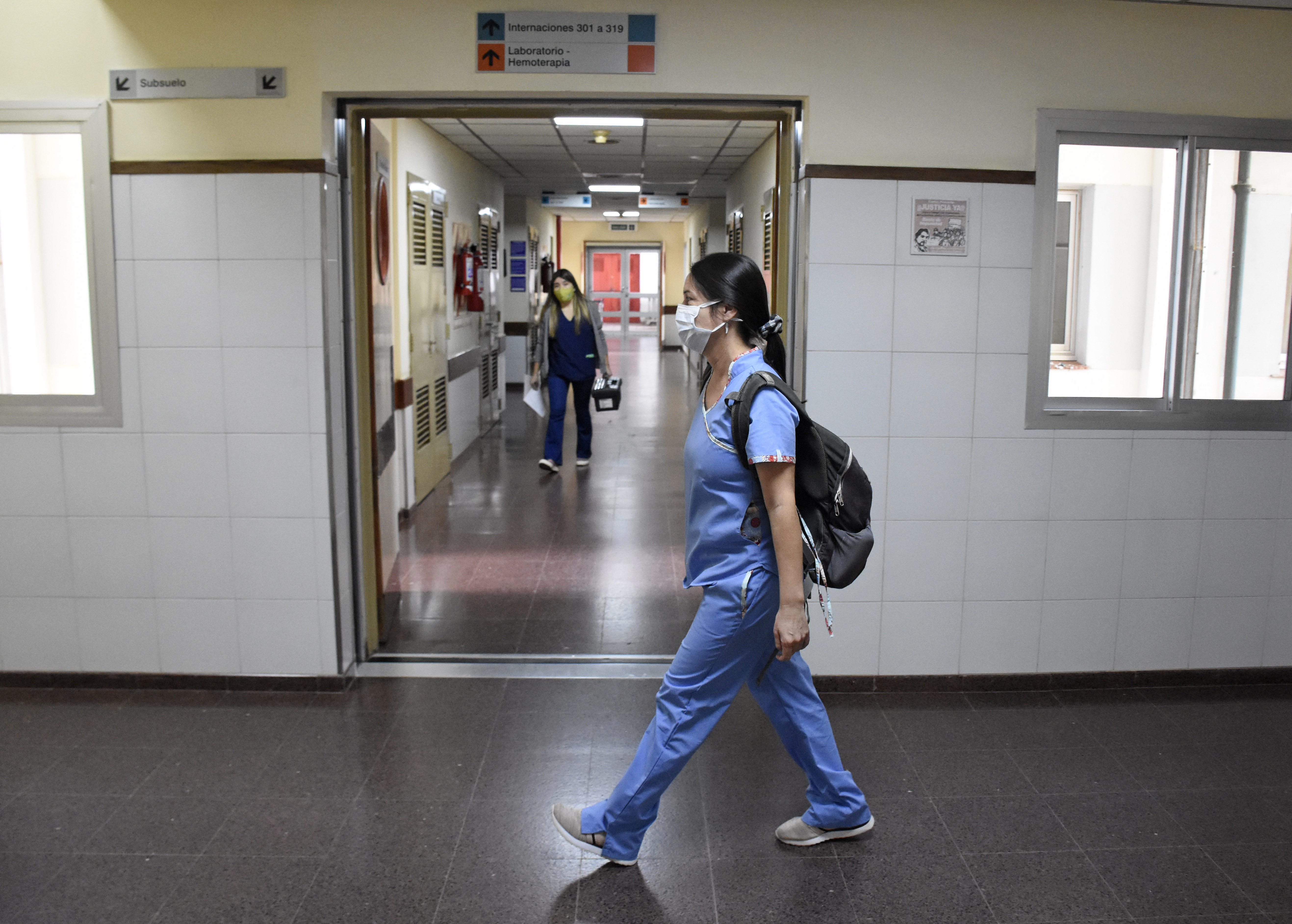 Los trabajadores de salud son los más exigidos durante la pandemia. Foto: archivo Florencia Salto.