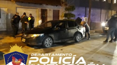 Fue en un operativo de personal policial de la Comisaría 5° de Centenario. Foto: gentileza