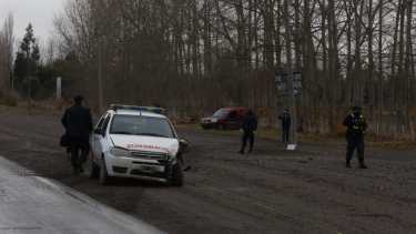 El impacto se produjo minutos después de las 8:30, en la Ruta Nacional 22. (foto: Juan Thomes)