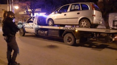 El auto fue secuestrado.  Foto: Prensa Policía