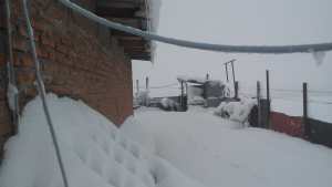 Una familia está varada sin leña, mercadería, ni energía en Aguada del Chañar