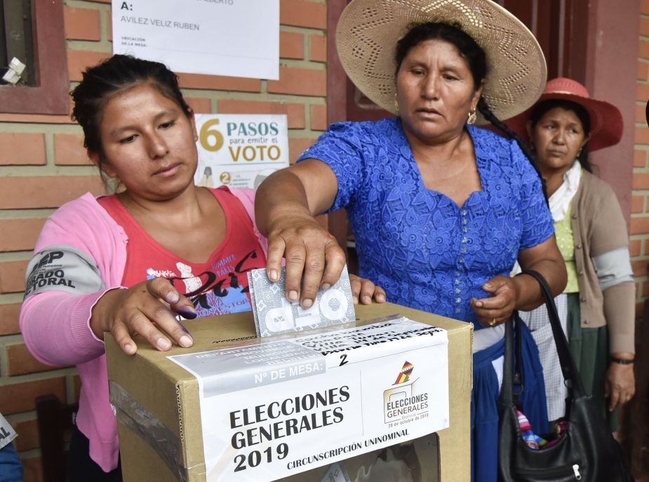 Elecciones de 2019 en Bolivia.-