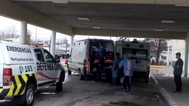Estaba todo listo para el traslado pero finalmente se postergó para hoy. El niño permanecía en el hospital de Allen. (foto: gentileza)