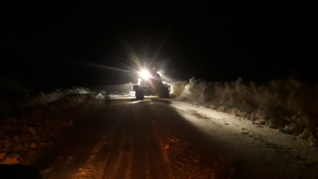 El sector de Pampa del Toro resultó uno de los más afectados por la nevada. Foto: gentileza