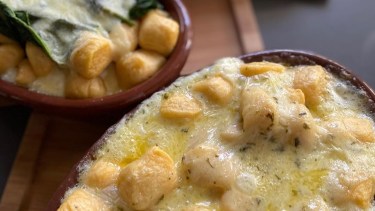 Ñoquis de papa y zanahoria gratinados para este 29 nublado y frío