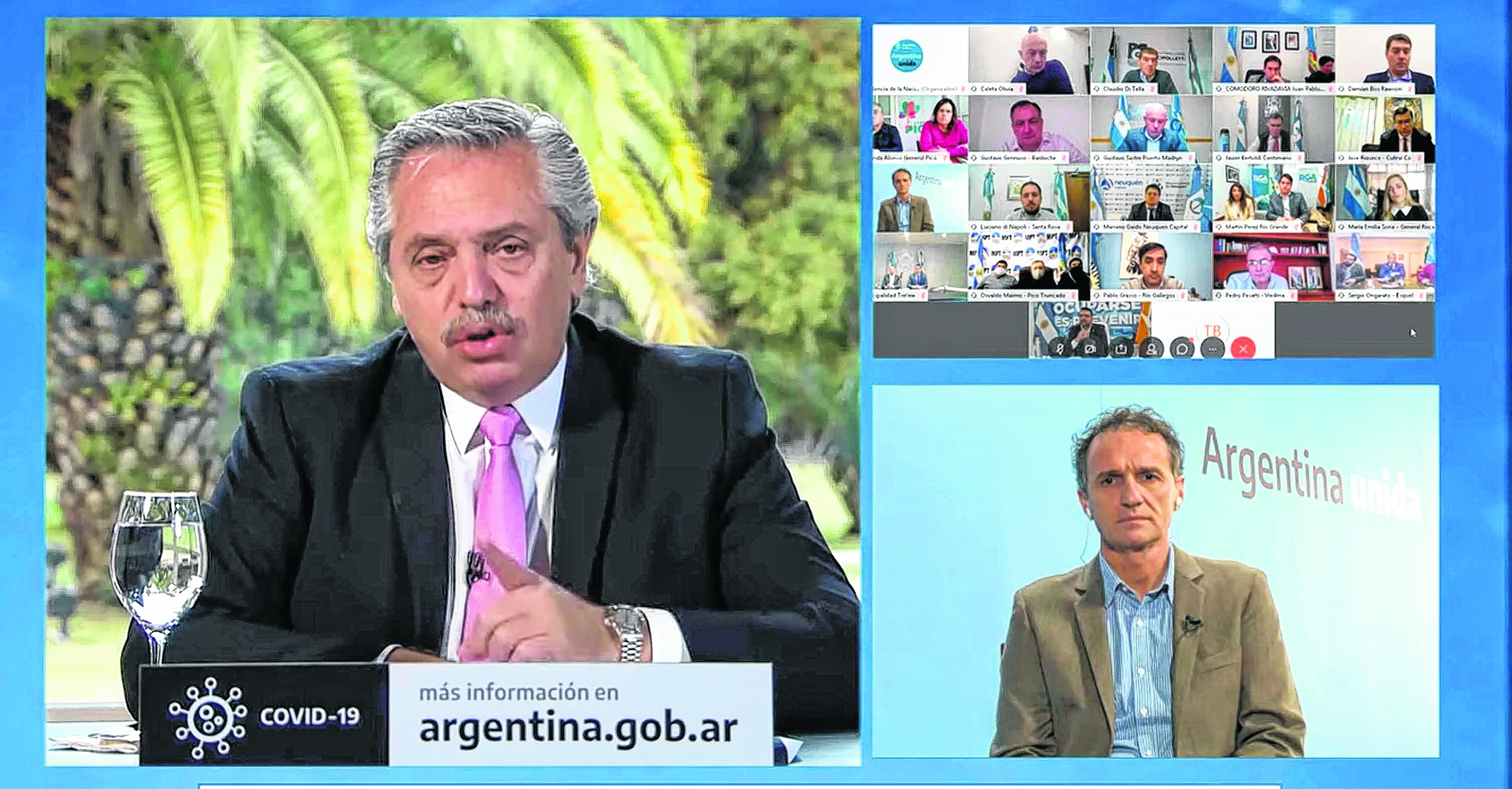 Argentina Hace | Fernández, el ministro Katopodis y los 19 intendentes.  