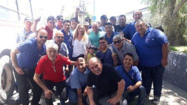 Otros tiempos: la intendenta había acompañado la protesta de los trabajadores. Ahora, el conflicto enfrenta al Ejecutivo con la dirigencia de UTA.