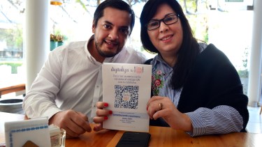 La propuesta de “Digitaliza tu menú”, con un código QRque irá fijo y permitirá conocer las opciones de los restaurantes. (Foto: Marcelo Ochoa)