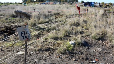 Toma 9 de Julio, donde hay unas 40 familias. Foto: Marcelo Ochoa.