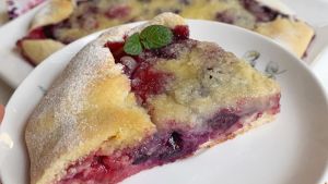 Galette de frutos rojos para tentarse