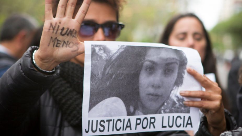 Familiares y amigos de Lucía se movilizaron en diversas ocasiones para pedir Justicia para la joven. Foto: archivo.-