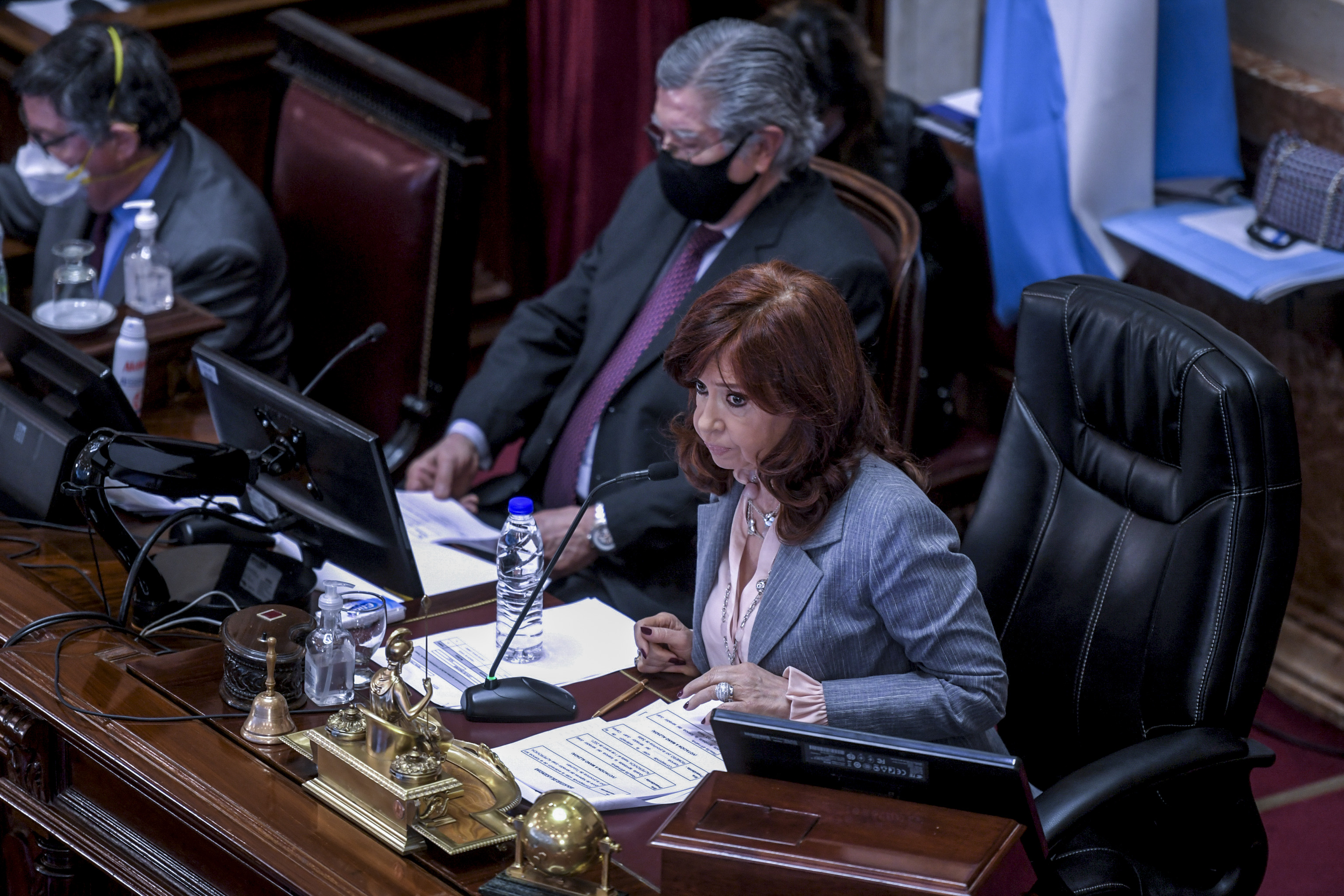 La vicepresidenta denunció a Google por aparecer como  "Ladrona de la Nación Argentina" en los buscadores (Archivo Télam).-