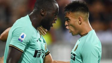 Lautaro Martínez y Romelu Lukaku, la letal dupla goleadora del Inter que va por la final ante el Shakhtar Donetsk.