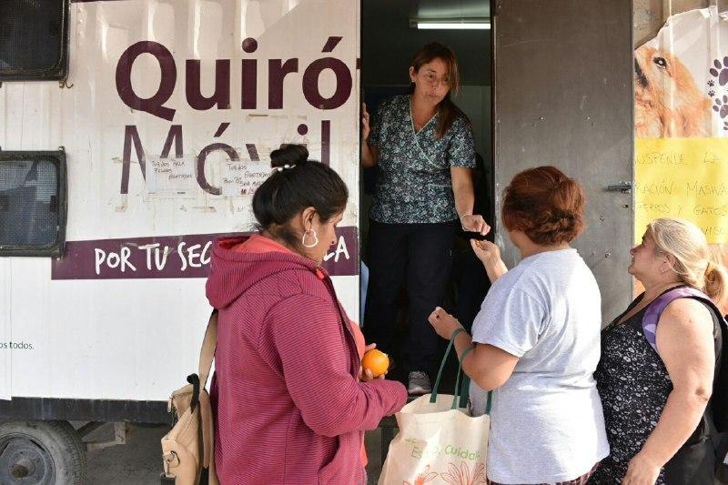 El Quirófano Móvil continúa con las intervenciones quirúrgicas. Foto: Gentileza