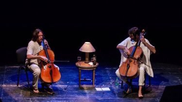 El dúo reformuló parte del proyecto “Danzas Argentinas Vol. 14”, interrumpido por la cuarentena. (Foto: gentileza Erica Ferrer)