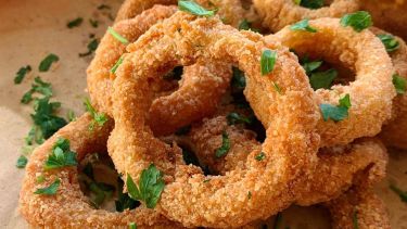 Aros de cebolla, el aperitivo express