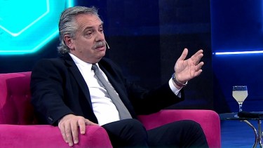 Alberto Fernández dio anoche una larga entrevista en un programa del canal C5N. Foto gentileza. 