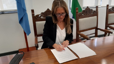 La presidenta del Superior Tribunal de Justicia fue una de las firmantes del convenio. Foto: gentileza.