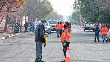 Gendarmería protagoniza desde hace varios días los procedimientos de control de circulación en las calles de Cipolletti.