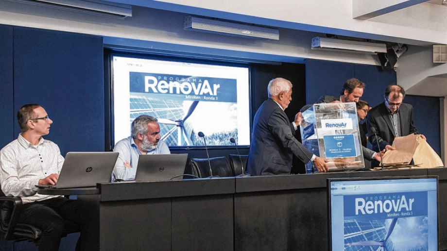 La Ronda 3 del RenovAr fue adjudicada en la administración anterior que era liderada por Sebastián Kind. (foto: gentileza)