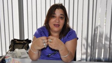 La legisladora Soraya Yahuar manifestó un enérgico repudio al incremento del valor del gas. (Foto: José Mellado)