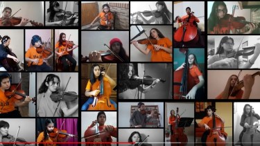 Orquesta de los Chicos de Cutral Co hizo el concierto de invierno