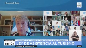 Senado: García Larraburu y Weretilneck, oradores por la ley para auxiliar al turismo