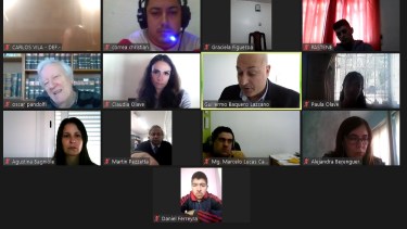 La audiencia se realizó por videoconferencia. Foto: Gentileza