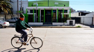 La sede central de Seguridad y Justicia, uno de los centros desinfectados. Foto: Marcelo Ochoa.
