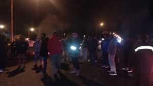 Cortes sobre Ruta 7 en San Patricio del Chañar y en Añelo