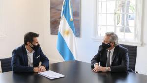 Darío Martínez fue a Olivos y tuvo una charla personal con el presidente Fernández