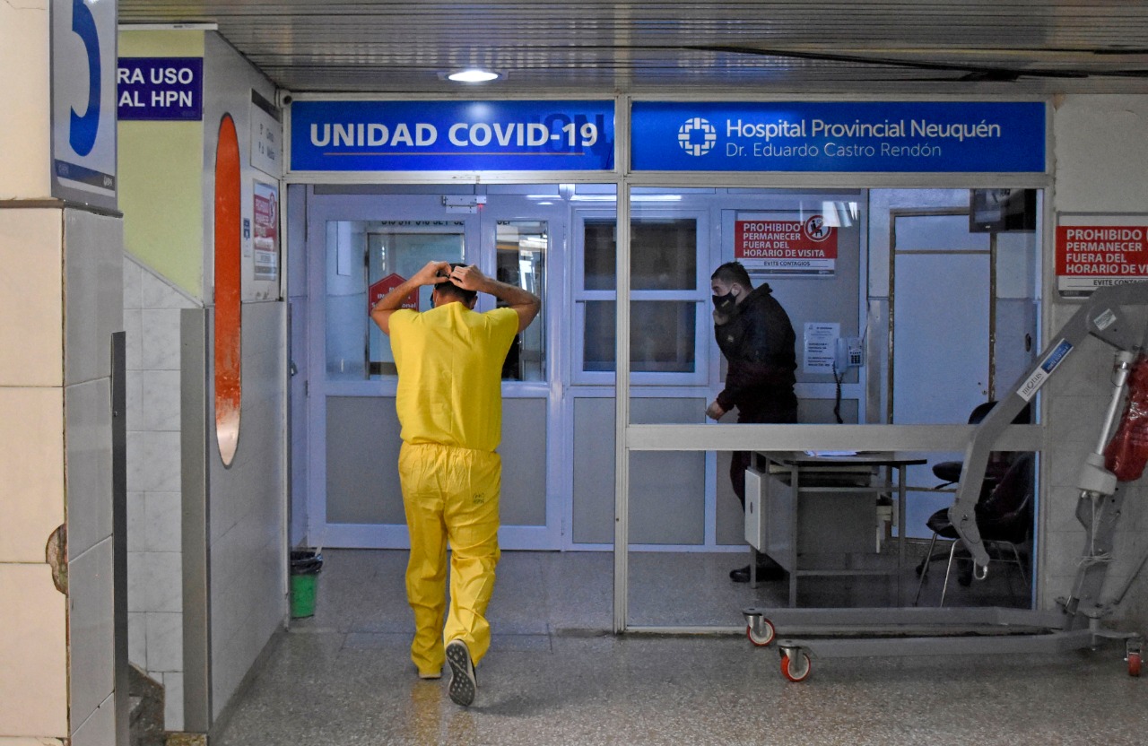 La Unidad covid-19 del Hospital Casro Rendón. Foto: Florencia Salto