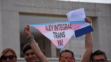 En marzo pasado fue presentado el proyecto de ley integral trans. Foto Florencia Salto.
