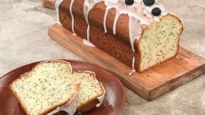 Budín de limón y amapola