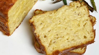 Budín de papas, fácil, rico y económico