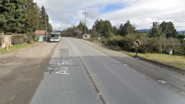 El siniestro ocurrió en el kilómetro 9.500 de la avenida Bustillo. Foto: google maps