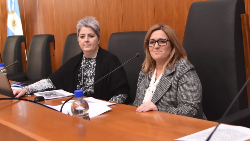 Carla Pandolfi y Soledad Gennari. Movimientos en la cúpula del Tribunal Superior de Neuquén. (Gentileza)