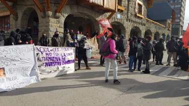 La movilización se llevó a cabo en el Centro Cívico. Foto: gentileza