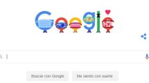 Imagen de Google tiene su “doodle” para incentivar el uso del barbijo por el covid-19