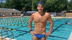 Grassi volvió a nadar en Estados Unidos