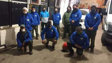 El personal que se sumará a las tareas partió hoy  hacia el Delta del Paraná,  Foto: gentileza PNL