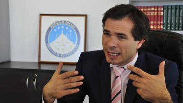 "Allá él si vuelve o no". Gerez, sobre el futuro del suspendido Terán. (Archivo).