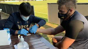 Así fue la vuelta a los entrenamientos para Los Pumas